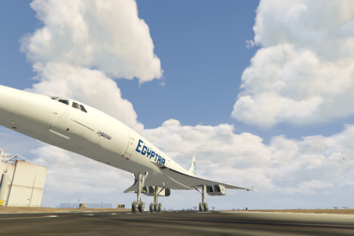 Concorde Livery - EgyptAir